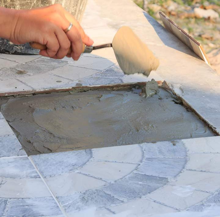Pose de carrelage Marignier